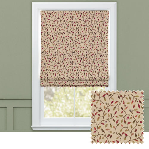 Floral Pink M2M - Cervino Woven Jacquard Made to Measure Roman Blinds Default Voyage Maison