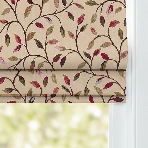 Floral Pink M2M - Cervino Woven Jacquard Made to Measure Roman Blinds Default Voyage Maison