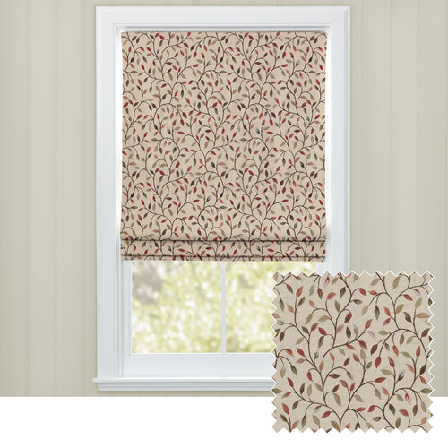 Floral Green M2M - Cervino Woven Jacquard Made to Measure Roman Blinds Default Voyage Maison