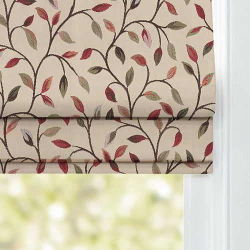 Floral Green M2M - Cervino Woven Jacquard Made to Measure Roman Blinds Default Voyage Maison