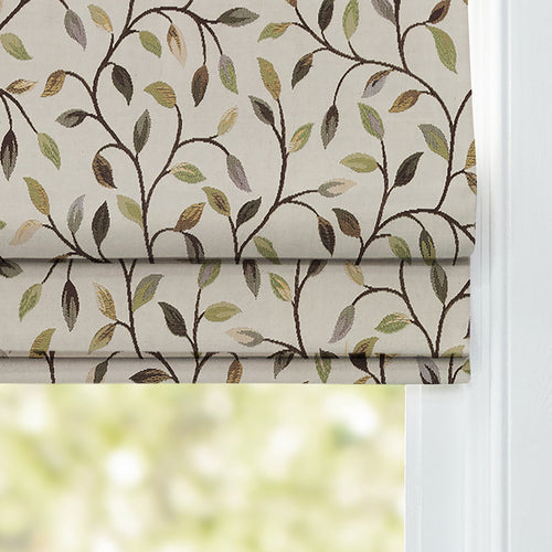 Floral Green M2M - Cervino Woven Jacquard Made to Measure Roman Blinds Default Voyage Maison