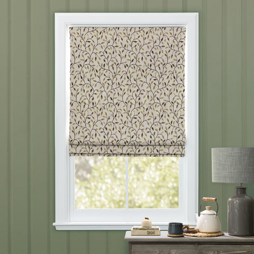 Floral Green M2M - Cervino Woven Jacquard Made to Measure Roman Blinds Default Voyage Maison