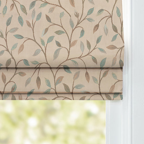 Floral Blue M2M - Cervino Woven Jacquard Made to Measure Roman Blinds Default Voyage Maison