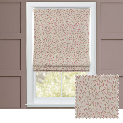 Floral Pink M2M - Cervino Woven Jacquard Made to Measure Roman Blinds Default Voyage Maison