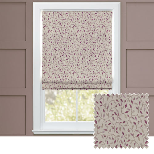 Floral Pink M2M - Cervino Woven Jacquard Made to Measure Roman Blinds Default Voyage Maison