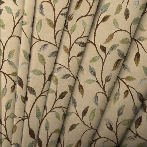 Floral Blue M2M - Cervino Woven Jacquard Made to Measure Curtains Default Voyage Maison