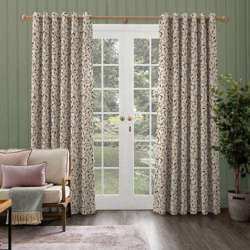 Floral Purple M2M - Cervino Woven Jacquard Made to Measure Curtains Default Voyage Maison