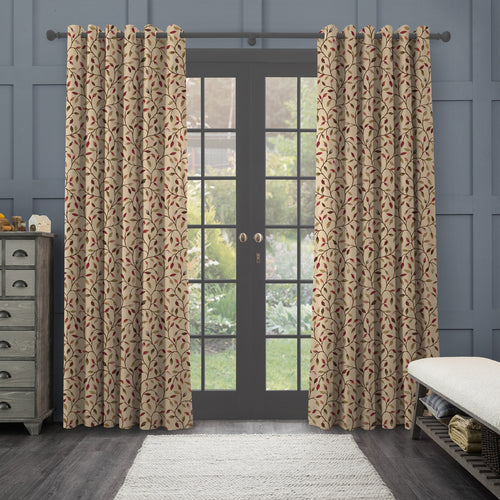 Floral Pink M2M - Cervino Woven Jacquard Made to Measure Curtains Default Voyage Maison