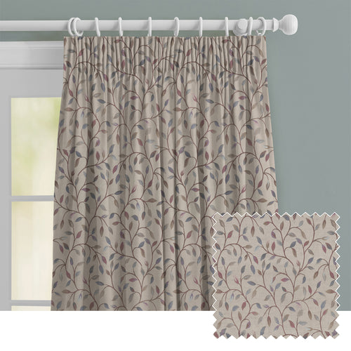 Floral Pink M2M - Cervino Woven Jacquard Made to Measure Curtains Default Voyage Maison