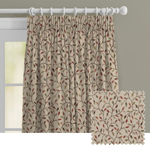 Floral Green M2M - Cervino Woven Jacquard Made to Measure Curtains Default Voyage Maison