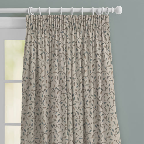 Floral Blue M2M - Cervino Woven Jacquard Made to Measure Curtains Default Voyage Maison