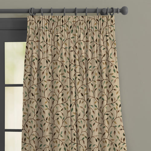 Floral Black M2M - Cervino Woven Jacquard Made to Measure Curtains Default Voyage Maison