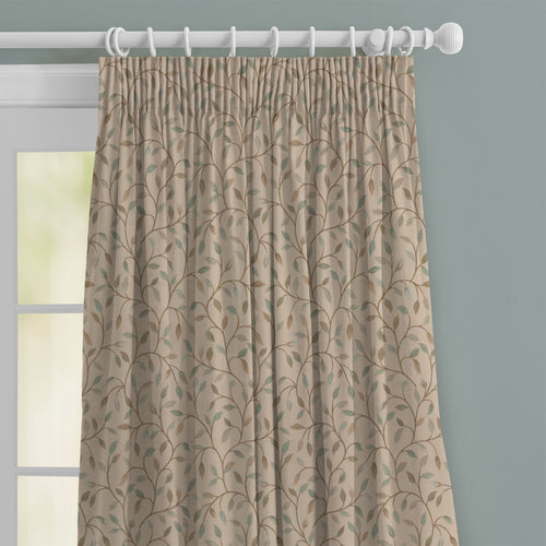 Floral Blue M2M - Cervino Woven Jacquard Made to Measure Curtains Default Voyage Maison