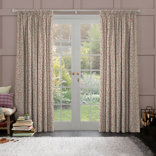 Floral Pink M2M - Cervino Woven Jacquard Made to Measure Curtains Default Voyage Maison