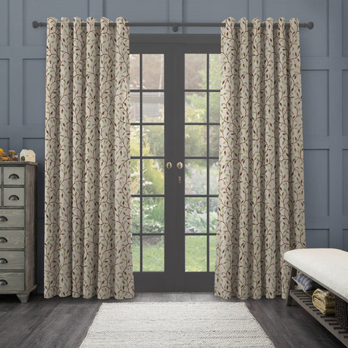 Floral Green M2M - Cervino Woven Jacquard Made to Measure Curtains Default Voyage Maison