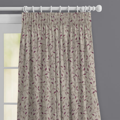 Floral Pink M2M - Cervino Woven Jacquard Made to Measure Curtains Default Voyage Maison