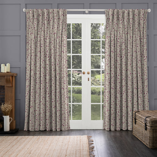 Floral Pink M2M - Cervino Woven Jacquard Made to Measure Curtains Default Voyage Maison