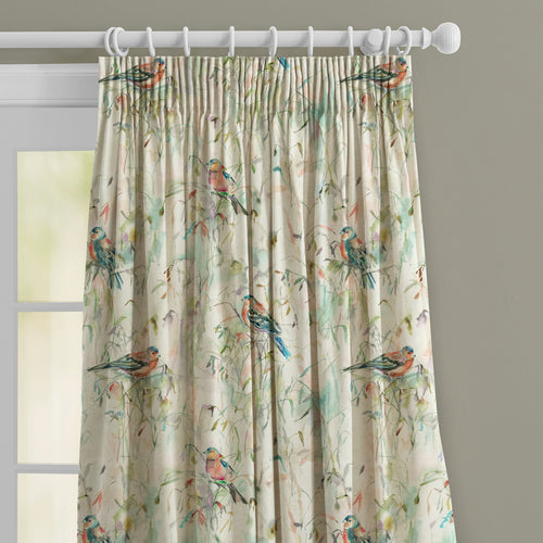 Animal Beige M2M - Chaffinch Printed Made to Measure Curtains Linen Voyage Maison