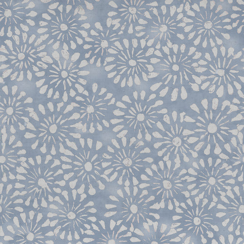 Floral Blue Fabric - Chambery Printed Cotton Fabric (By The Metre) Cornflower Voyage Maison