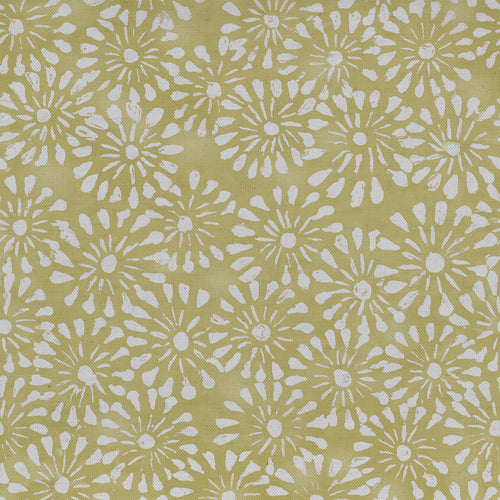 Voyage Maison Chambery Printed Cotton Fabric Remnant in Dandelion