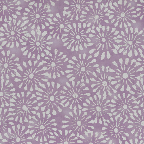 Floral Purple Fabric - Chambery Printed Cotton Fabric (By The Metre) Mauve Voyage Maison