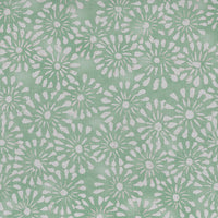  Samples - Chambery Printed Fabric Sample Swatch Mint Voyage Maison