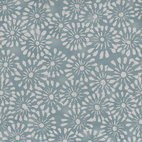 Floral Blue Fabric - Chambery Printed Cotton Fabric (By The Metre) Ocean Voyage Maison