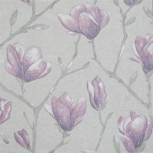 Floral Purple Fabric - Chatsworth Woven Jacquard Fabric (By The Metre) Fig Voyage Maison