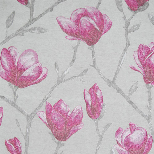 Floral Pink Fabric - Chatsworth Woven Jacquard Fabric (By The Metre) Peony Voyage Maison