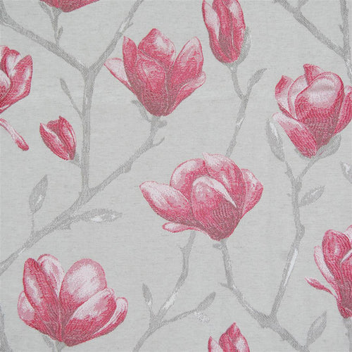 Floral Pink Fabric - Chatsworth Woven Jacquard Fabric (By The Metre) Poppy Voyage Maison