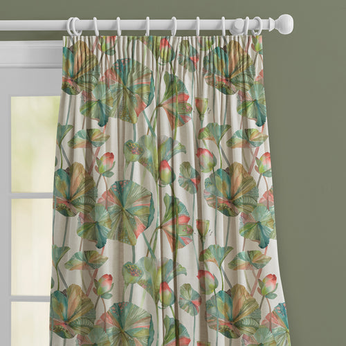 Floral Beige M2M - Cheriton Printed Made to Measure Curtains Pomegranate Voyage Maison