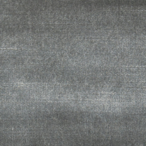 Plain Grey Fabric - Chiaso Plain Velvet Fabric (By The Metre) Shark Voyage Maison