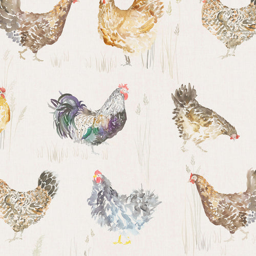 Samples - Chook Chook Printed Fabric Sample Swatch Linen Voyage Maison