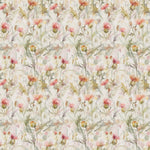 Cirsium Printed Cotton Fabric (By The Metre) Russett