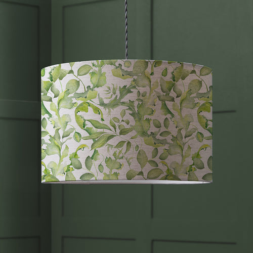 Floral Green Lighting - Claudia Eva Printed Lamp Shade Cream Voyage Maison