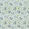 Clovelly Printed Cotton Fabric (By The Metre) Bluebell