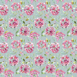 Clovelly Printed Cotton Fabric (By The Metre) Slate