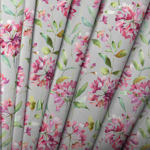 Floral Pink M2M - Clovelly Printed Made to Measure Curtains Stone Voyage Maison