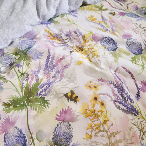 Floral Multicolour Bedding - Cluaran Soft Touch 100% Country Cotton Duvet Cover Set Multicolour Voyage Maison