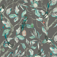 Voyage Maison Collector Printed Fabric Sample Swatch in Onyx