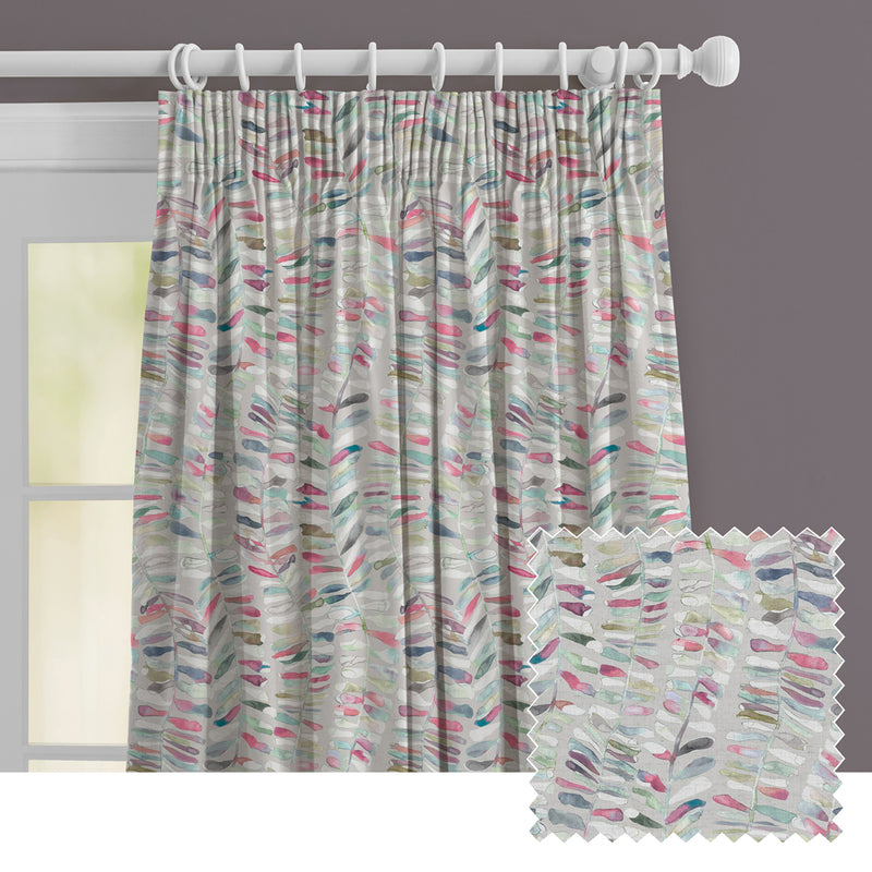 Floral Pink M2M - Colwin Printed Made to Measure Curtains Sorbet Voyage Maison