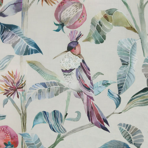 Animal Green Fabric - Colyford Printed Cotton Fabric (By The Metre) Loganberry Voyage Maison