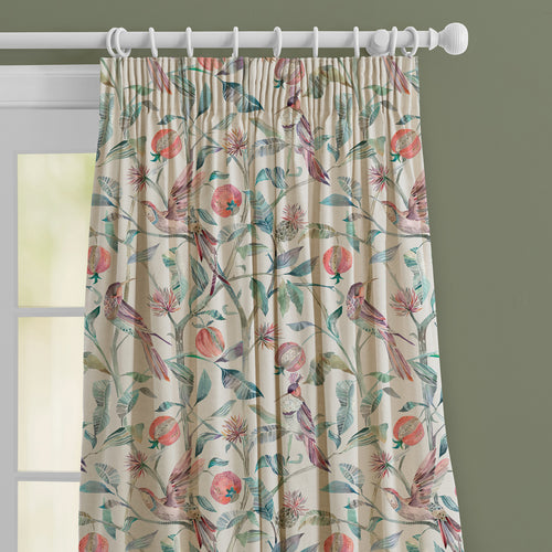 Animal Beige M2M - Colyford Fiona Printed Made to Measure Curtains Loganberry Voyage Maison
