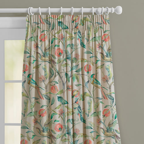 Animal Green M2M - Colyford Fiona Printed Made to Measure Curtains Pomegranate Voyage Maison