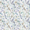 Colyford Printed Velvet Fabric (By The Metre) Periwinkle