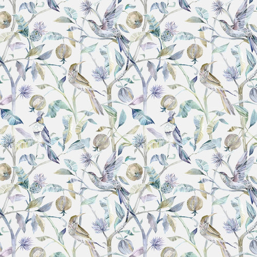 Voyage Maison Colyford Printed Velvet Fabric Remnant in Periwinkle