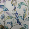 Voyage Maison Colyford Printed Velvet Fabric Remnant in Periwinkle