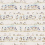 Comeby Printed Linen Fabric (By The Metre) Natural