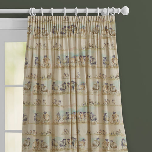 Animal Cream M2M - Come By Printed Made to Measure Curtains Linen Voyage Maison