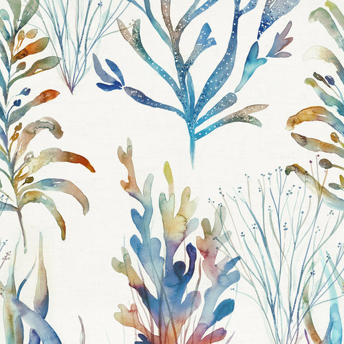 Samples - Coral Reef Printed Fabric Sample Swatch Cobalt Voyage Maison
